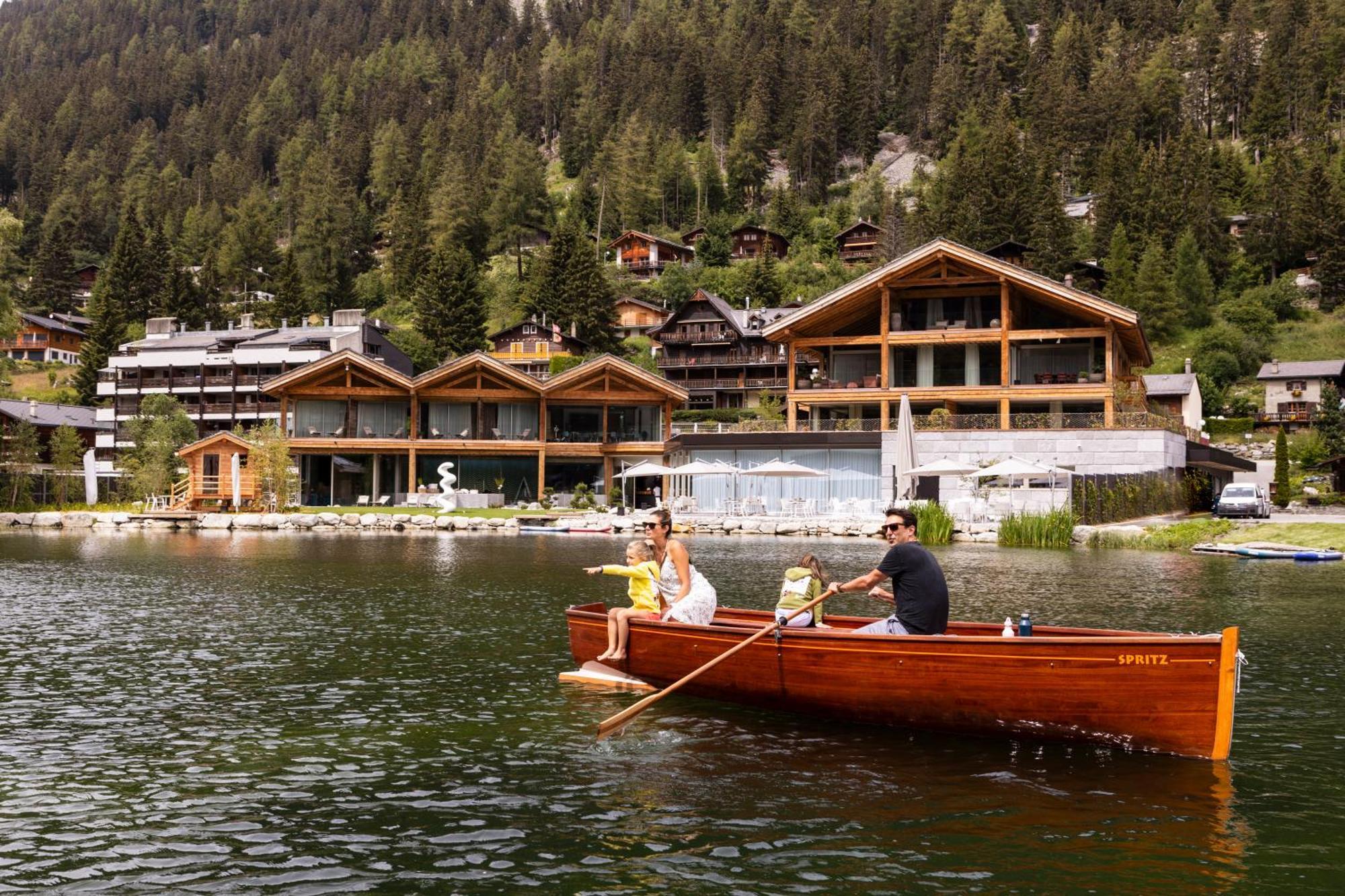 Au Club Alpin Hotell Champex-Lac Exteriör bild